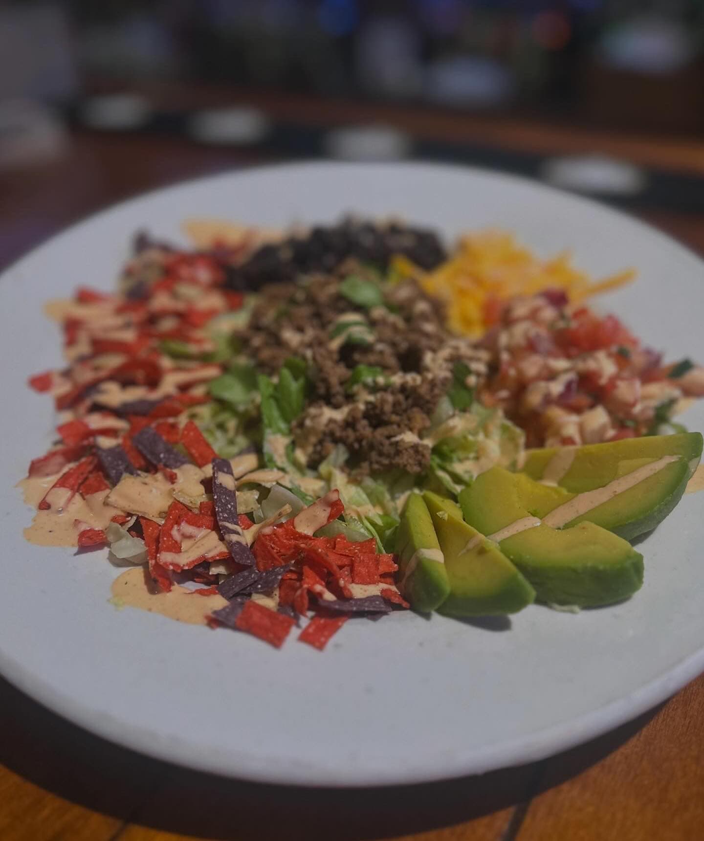 House salad at The Mason Jar bar and grill